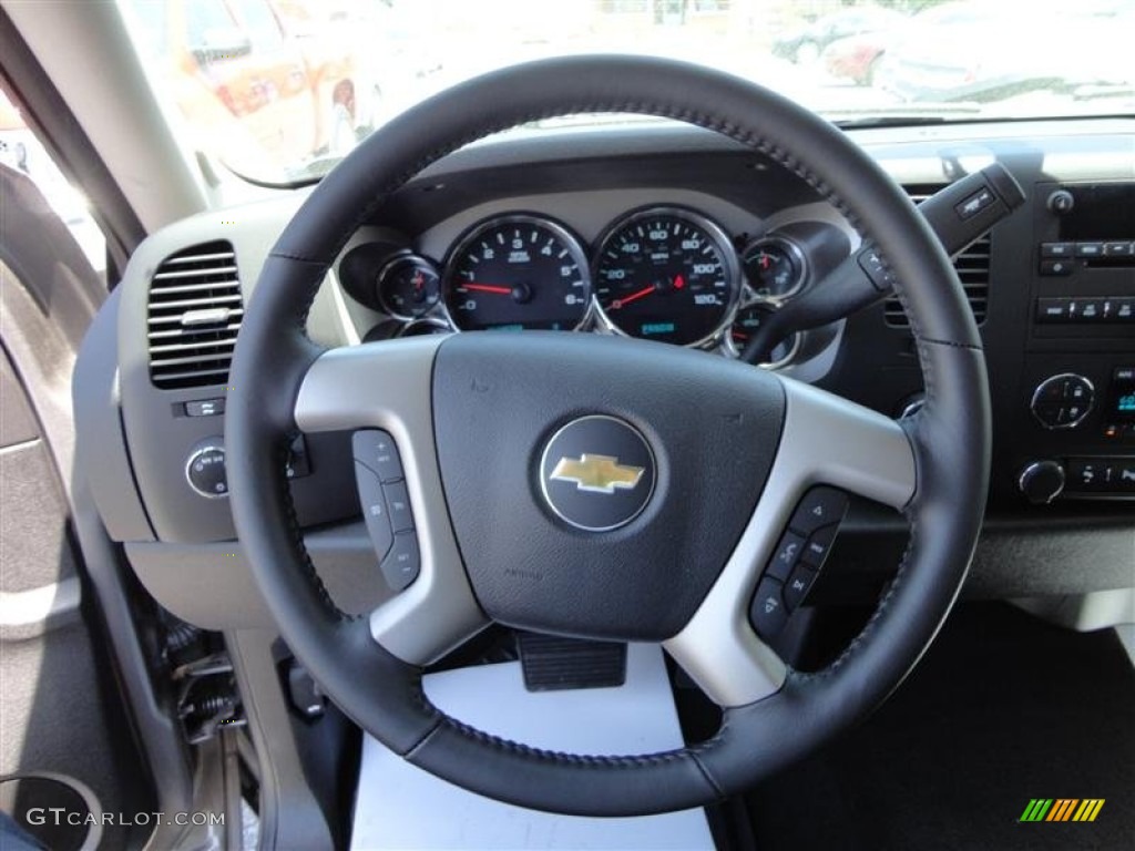 2013 Silverado 1500 LT Extended Cab 4x4 - Graystone Metallic / Ebony photo #11