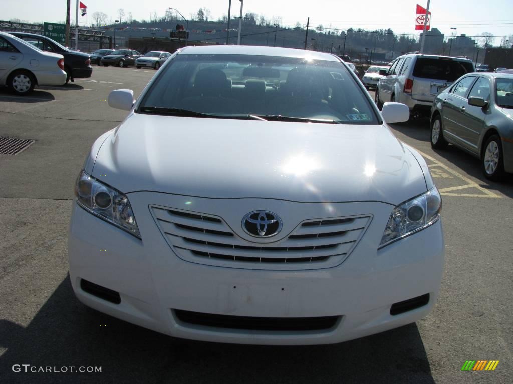 2008 Camry LE V6 - Super White / Bisque photo #8