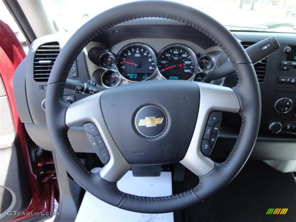 2013 Silverado 1500 LT Crew Cab 4x4 - Deep Ruby Metallic / Ebony photo #11