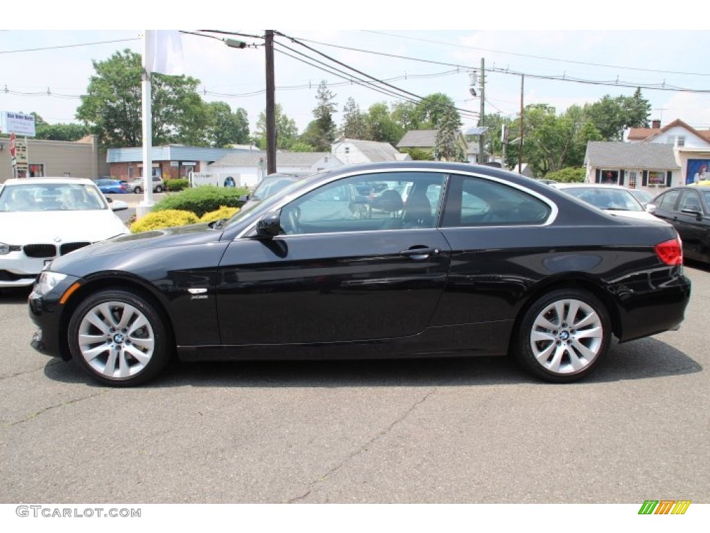 2013 3 Series 328i xDrive Coupe - Black Sapphire Metallic / Black photo #8