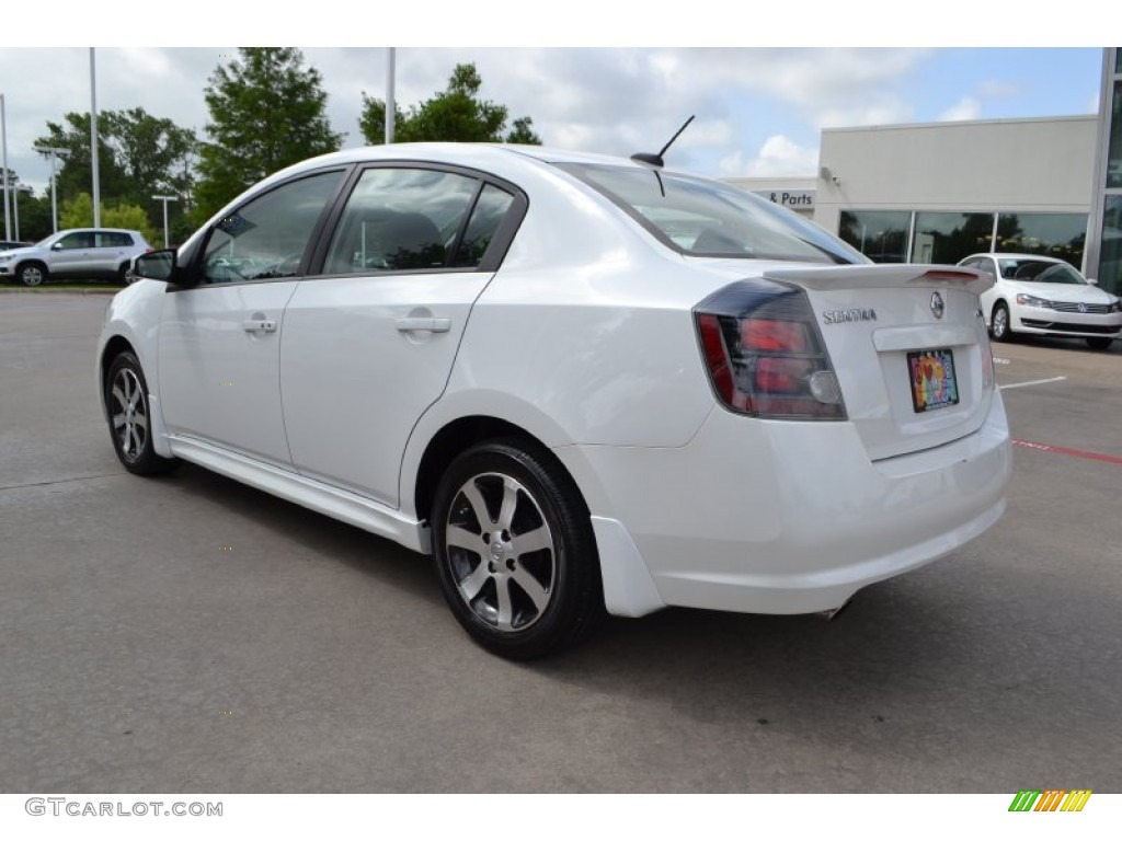 2012 Sentra 2.0 SL - Aspen White / Charcoal photo #3