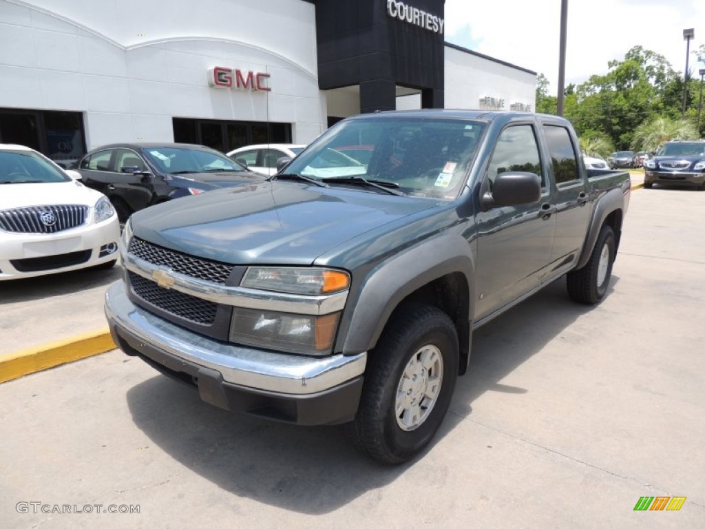 2006 Colorado LT Crew Cab - Blue Granite Metallic / Medium Pewter photo #2