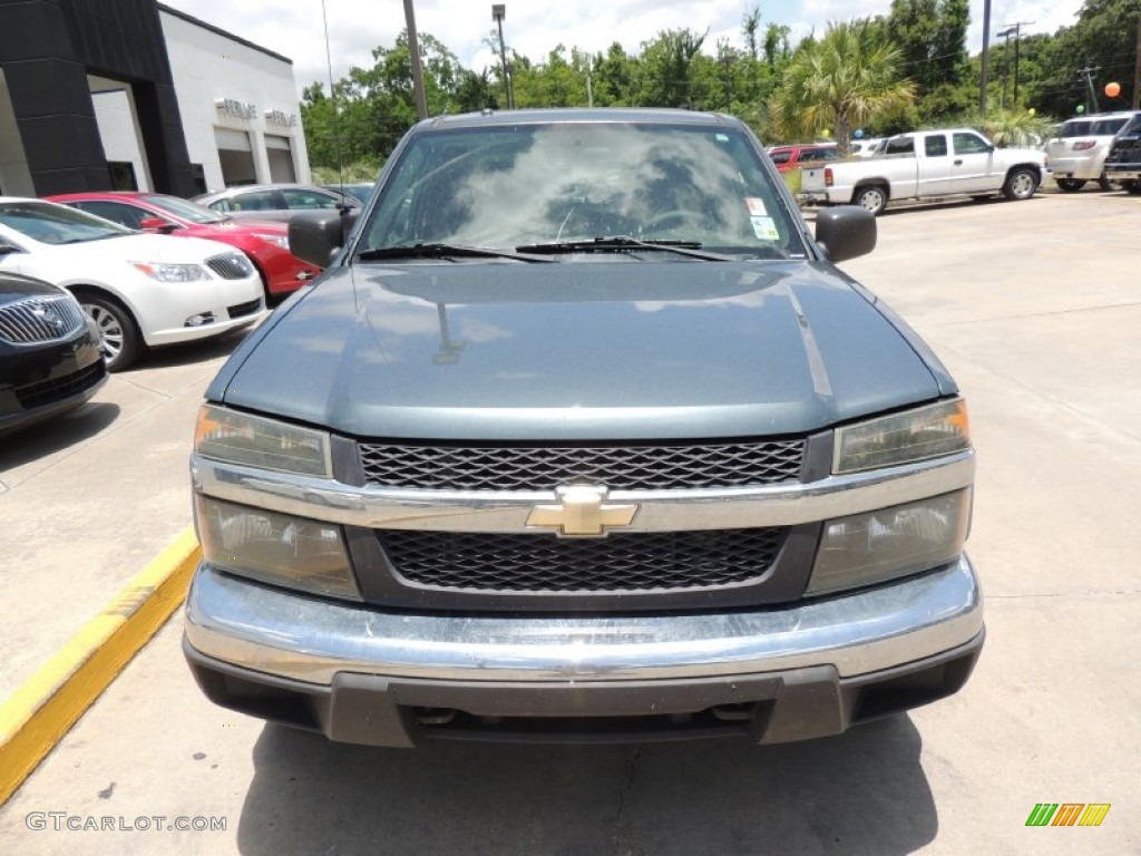 2006 Colorado LT Crew Cab - Blue Granite Metallic / Medium Pewter photo #3