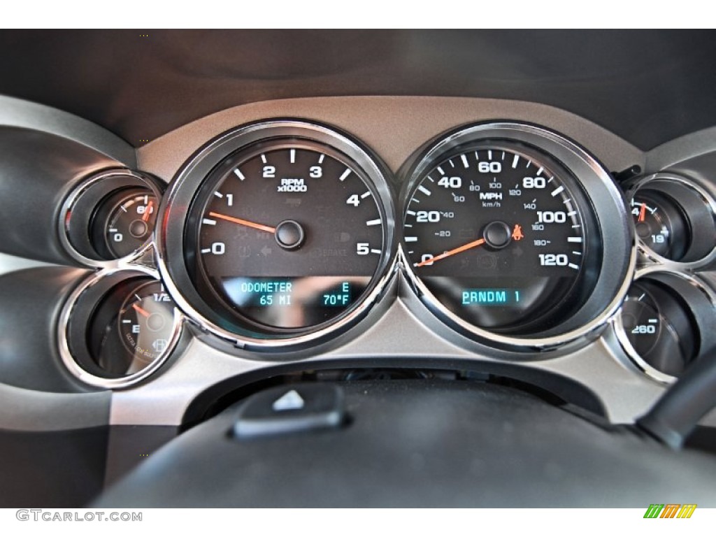 2013 GMC Sierra 3500HD SLE Crew Cab 4x4 Gauges Photo #81713705