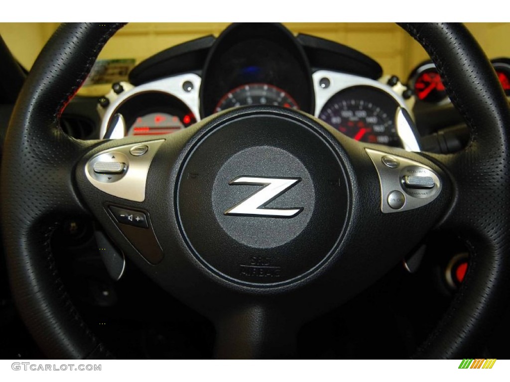 2012 370Z Coupe - Black Cherry / Black photo #20