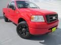 2007 Bright Red Ford F150 STX SuperCab 4x4  photo #1