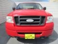 2007 Bright Red Ford F150 STX SuperCab 4x4  photo #8