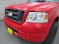 2007 Bright Red Ford F150 STX SuperCab 4x4  photo #10