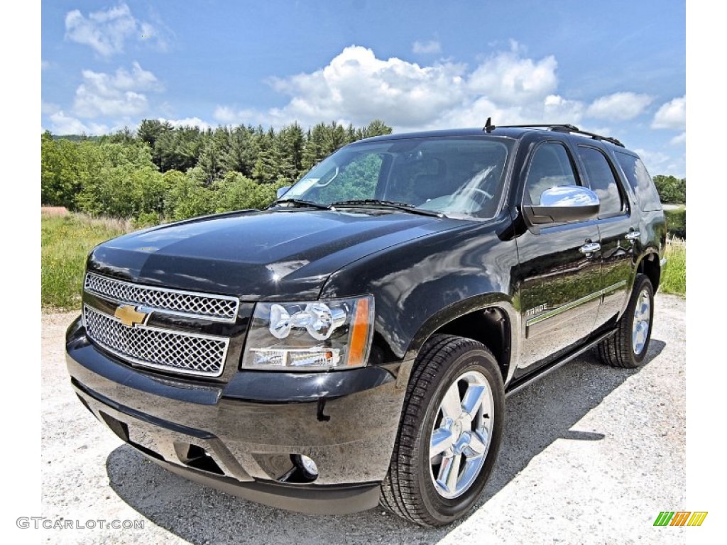 Black 2013 Chevrolet Tahoe LTZ 4x4 Exterior Photo #81715323