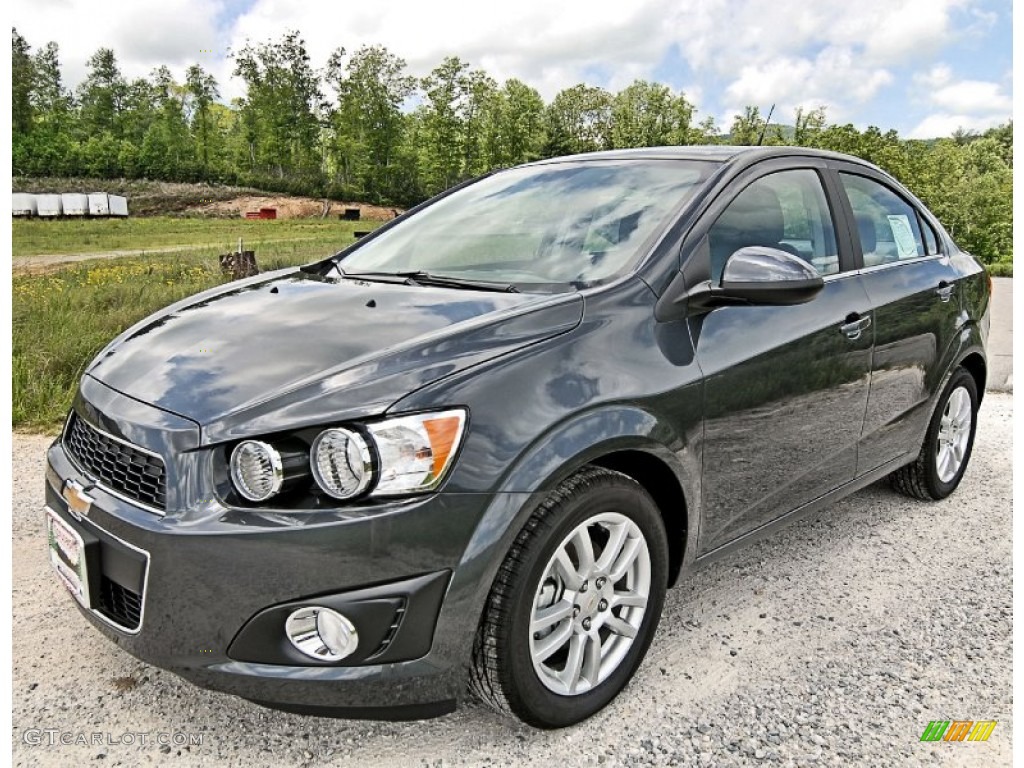 2013 Sonic LT Sedan - Cyber Gray Metallic / Dark Pewter/Dark Titanium photo #1