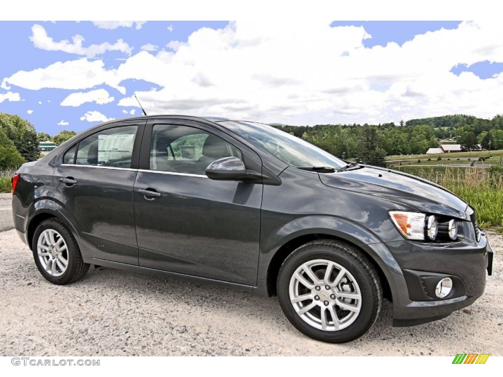 2013 Sonic LT Sedan - Cyber Gray Metallic / Dark Pewter/Dark Titanium photo #4