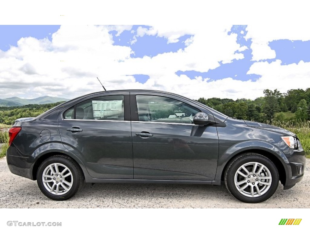 2013 Sonic LT Sedan - Cyber Gray Metallic / Dark Pewter/Dark Titanium photo #6