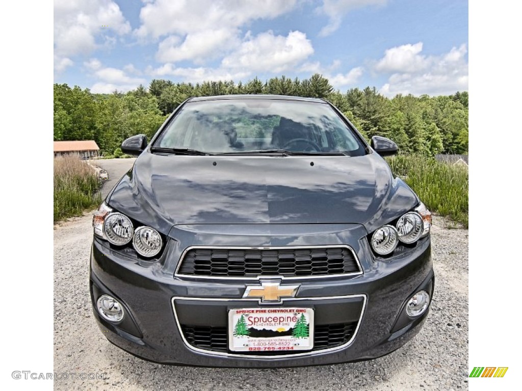 2013 Sonic LT Sedan - Cyber Gray Metallic / Dark Pewter/Dark Titanium photo #7
