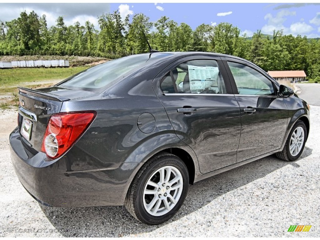 2013 Sonic LT Sedan - Cyber Gray Metallic / Dark Pewter/Dark Titanium photo #8