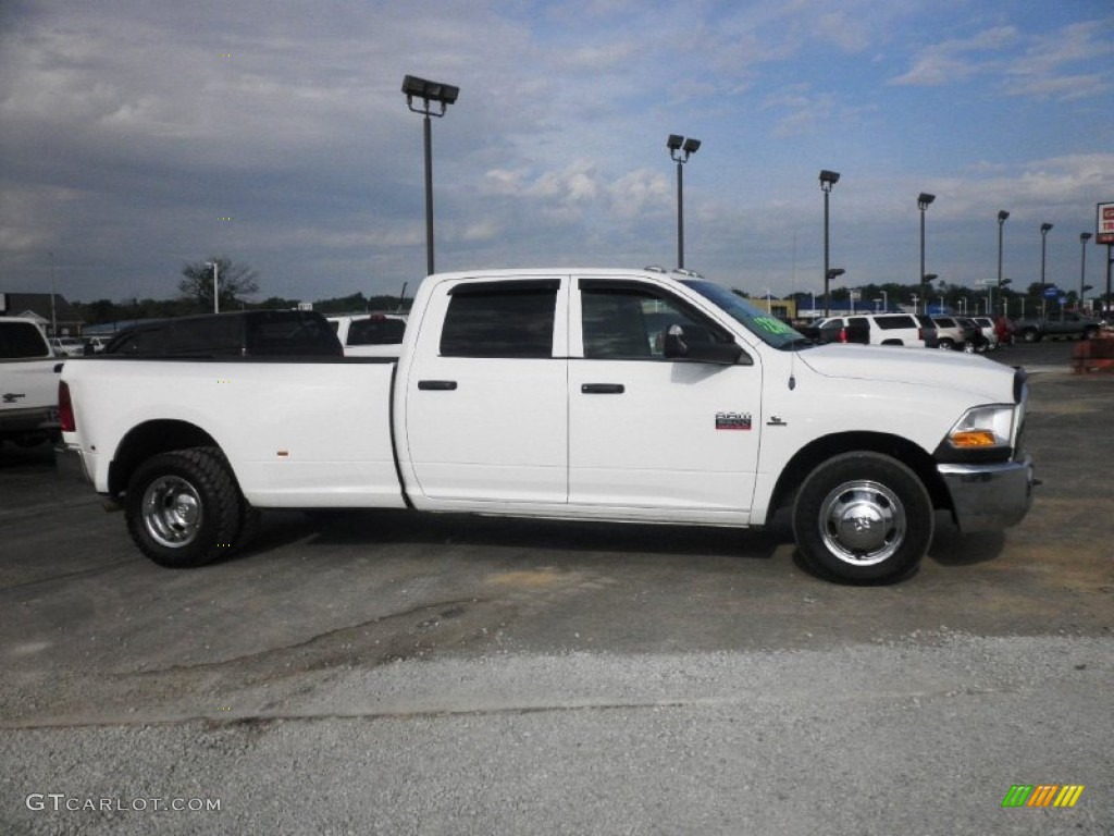 2010 Ram 3500 SLT Crew Cab Dually - Bright White / Light Pebble Beige/Bark Brown photo #1