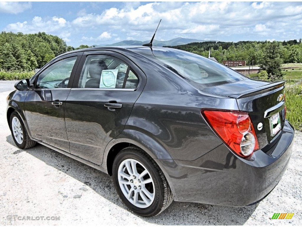 2013 Sonic LT Sedan - Cyber Gray Metallic / Dark Pewter/Dark Titanium photo #9
