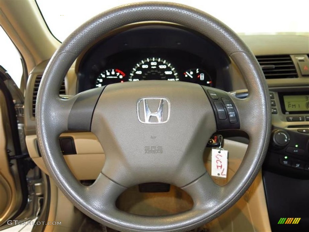 2006 Accord Value Package Sedan - Desert Mist Metallic / Ivory photo #24