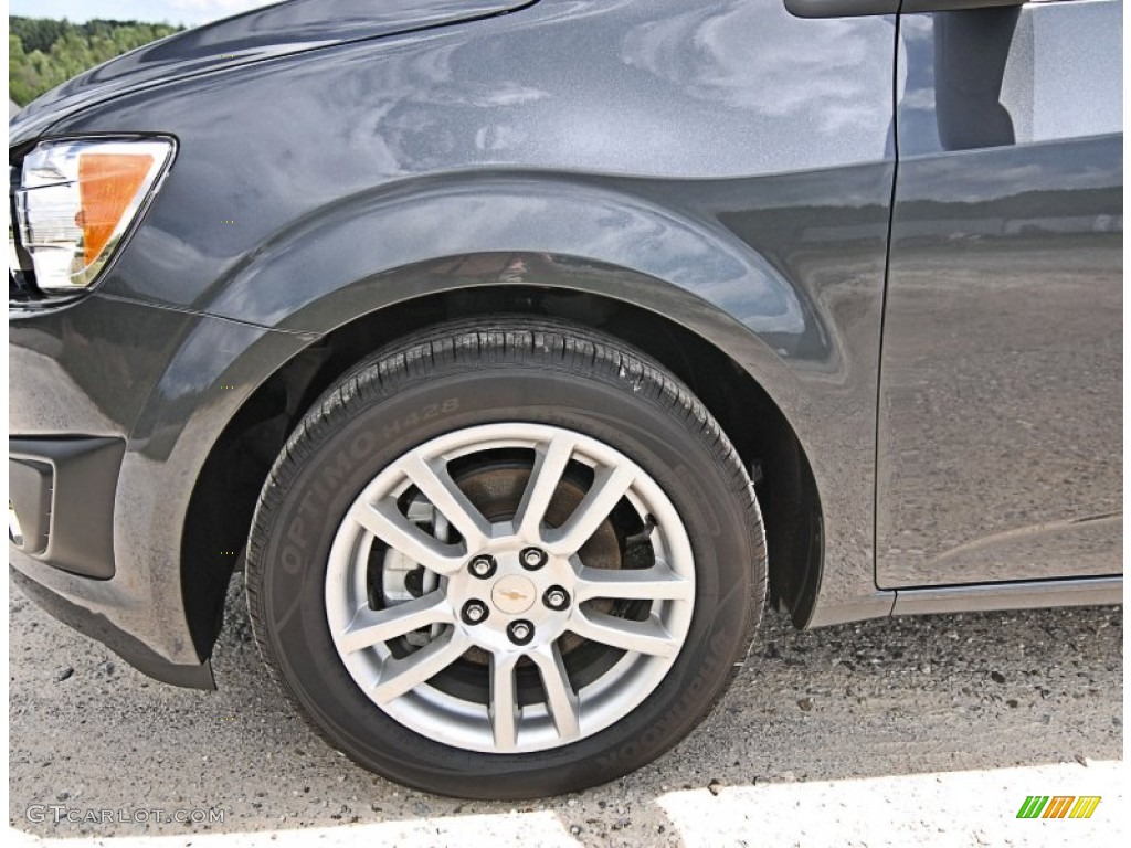 2013 Sonic LT Sedan - Cyber Gray Metallic / Dark Pewter/Dark Titanium photo #23
