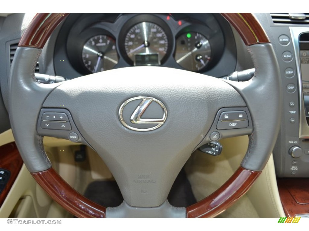 2010 Lexus GS 350 Parchment Steering Wheel Photo #81717387