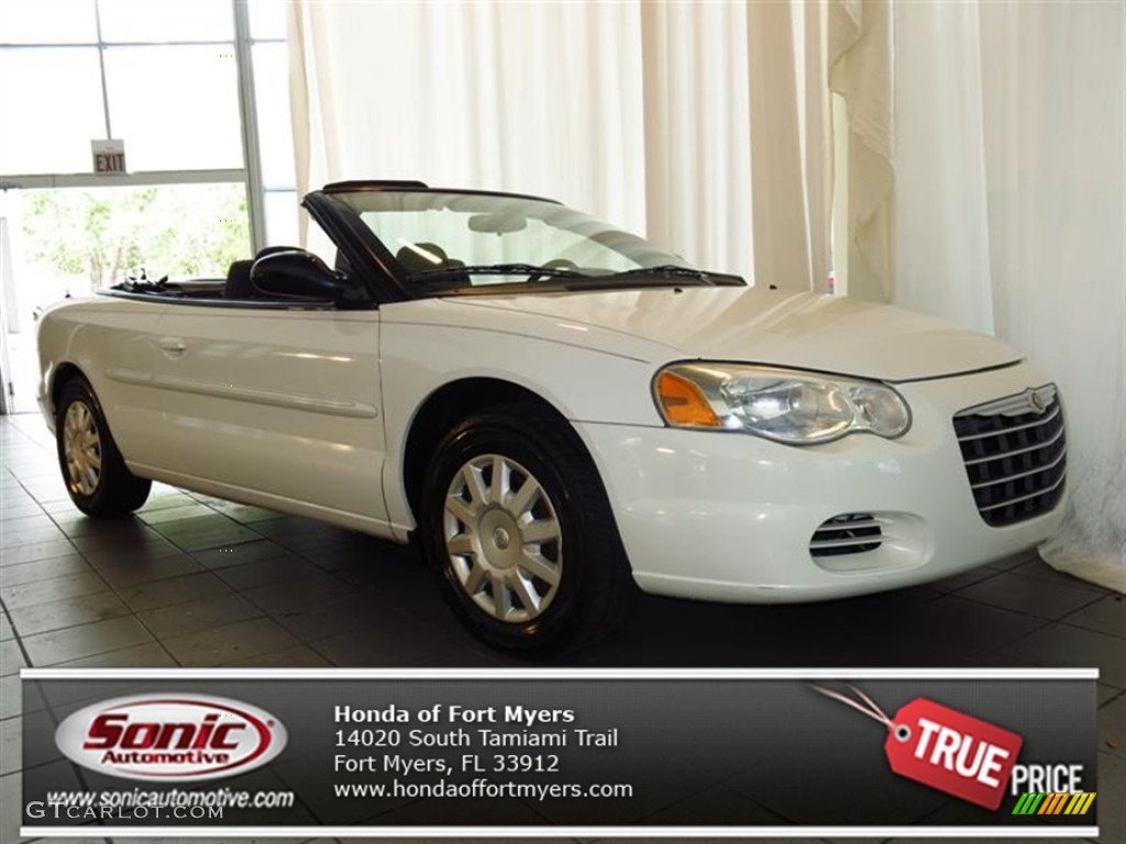 2005 Sebring Convertible - Stone White / Charcoal photo #1