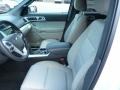 2013 White Platinum Tri-Coat Ford Explorer XLT 4WD  photo #8