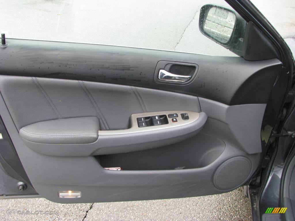 2005 Accord EX-L Sedan - Graphite Pearl / Gray photo #12
