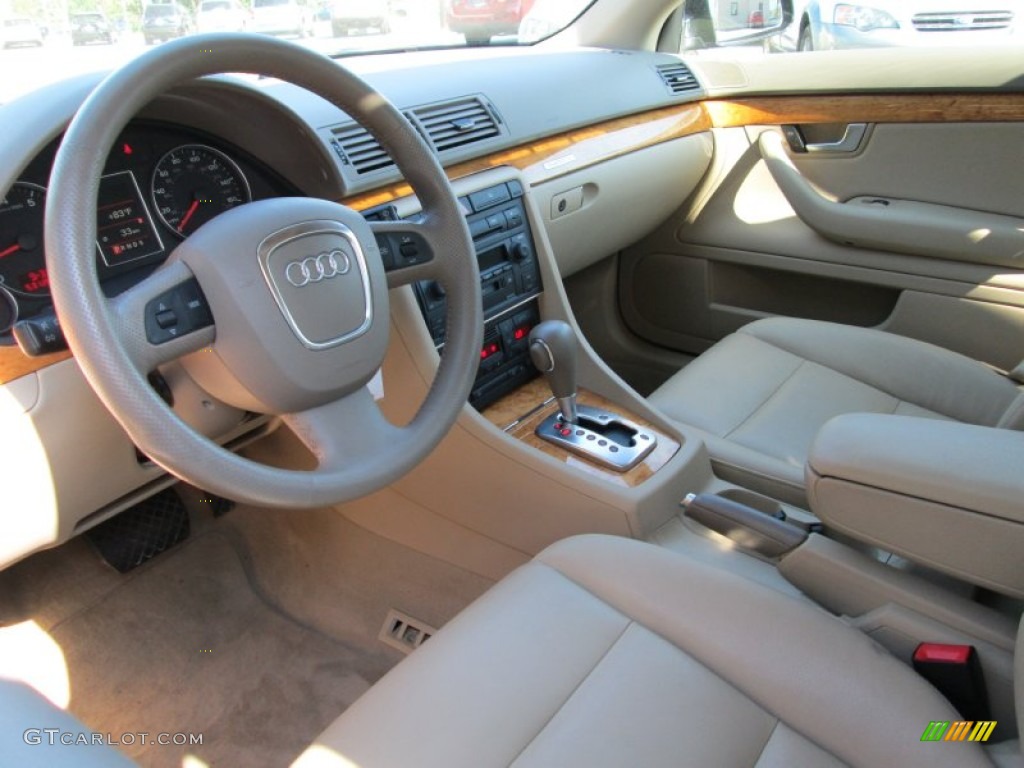 Beige Interior 2005 Audi A4 2.0T quattro Avant Photo #81718043