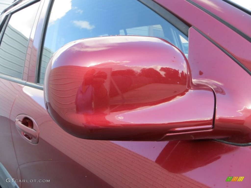 2003 Santa Fe GLS - Merlot Red / Gray photo #16