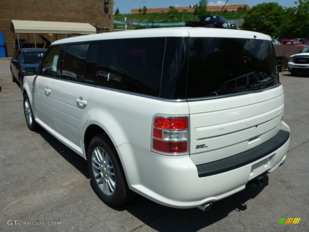 White Suede 2014 Ford Flex SEL AWD Exterior Photo #81718055