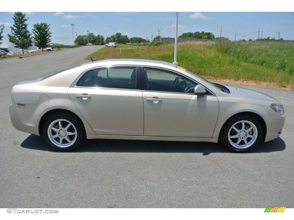 2010 Malibu LT Sedan - Gold Mist Metallic / Ebony photo #6