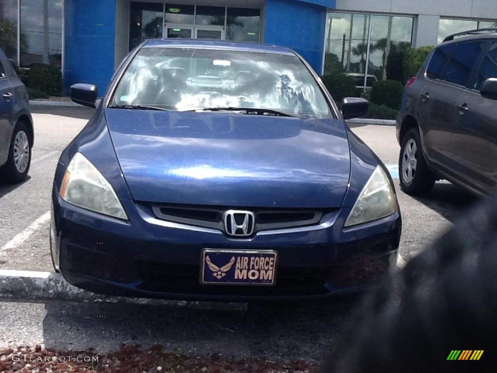 2003 Accord EX-L Sedan - Eternal Blue Pearl / Black photo #1