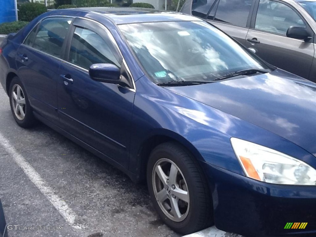 2003 Accord EX-L Sedan - Eternal Blue Pearl / Black photo #2
