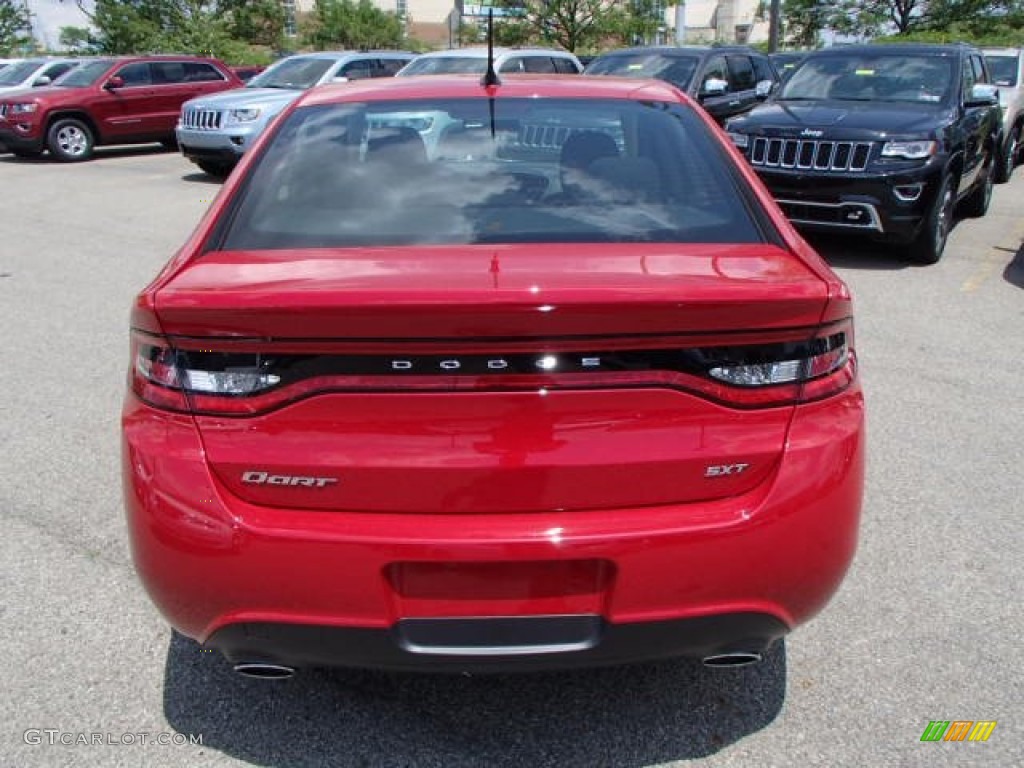 2013 Dart SXT - Redline 2-Coat Pearl / Black/Light Diesel Gray photo #7