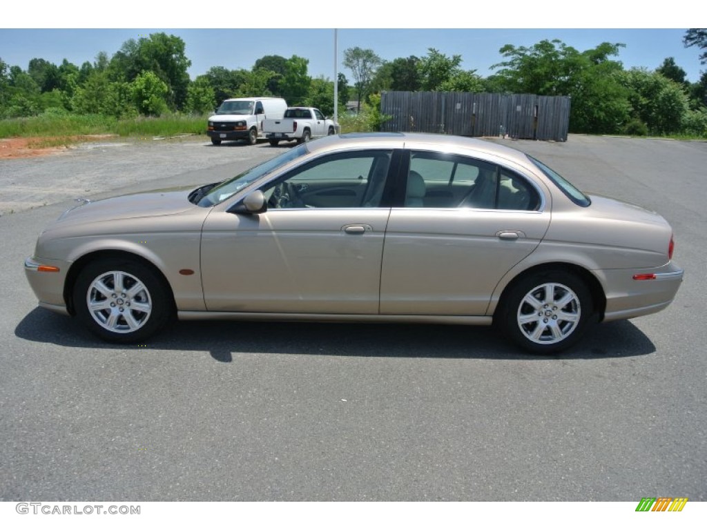 Topaz Metallic 2003 Jaguar S-Type 3.0 Exterior Photo #81720123