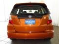 2010 Orange Revolution Metallic Honda Fit Sport  photo #7