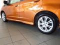2010 Orange Revolution Metallic Honda Fit Sport  photo #9