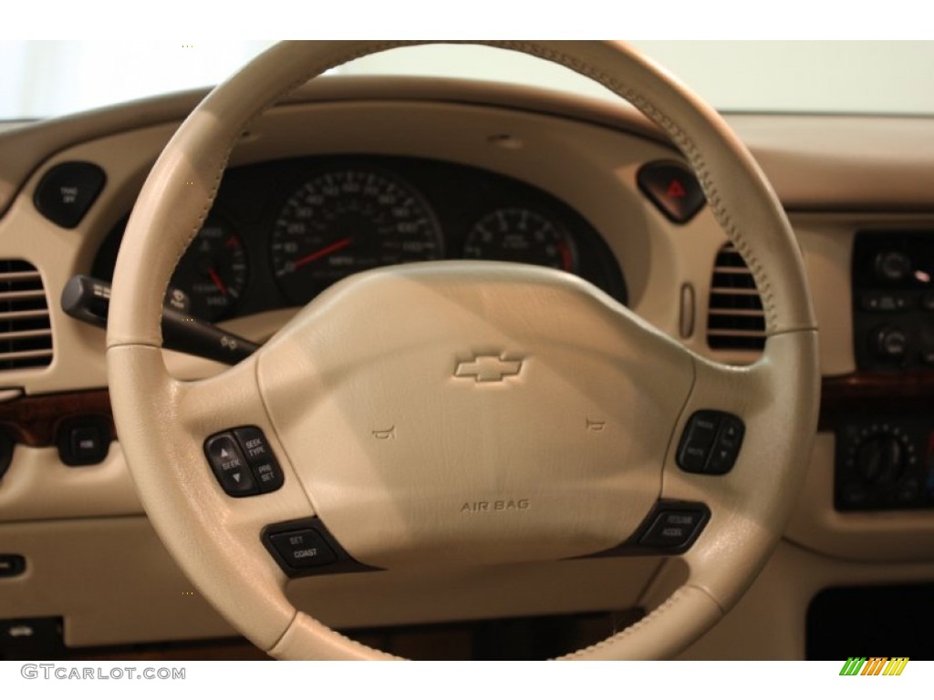 2004 Chevrolet Impala LS Neutral Beige Steering Wheel Photo #81723176
