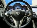 2007 Acura RDX Ebony Interior Steering Wheel Photo
