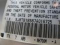 NH700M: Alabaster Silver Metallic 2007 Acura RDX Technology Color Code