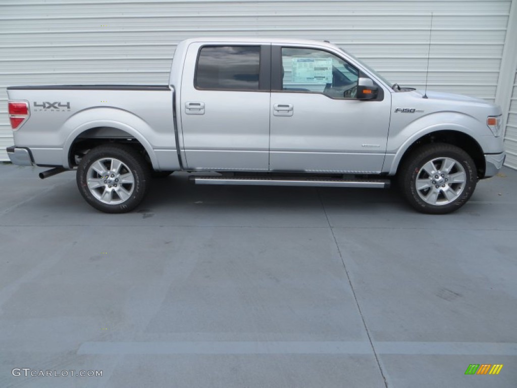 Ingot Silver Metallic 2013 Ford F150 Lariat SuperCrew 4x4 Exterior Photo #81724707