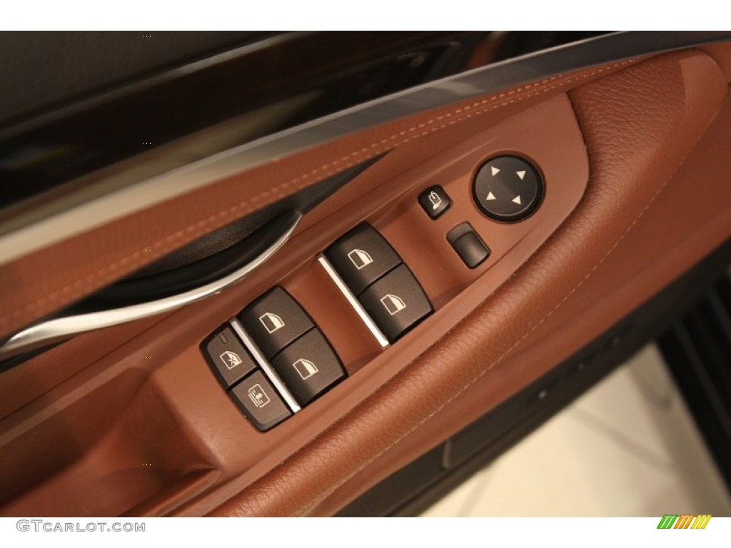 2011 5 Series 550i xDrive Sedan - Imperial Blue Metallic / Cinnamon Brown photo #9