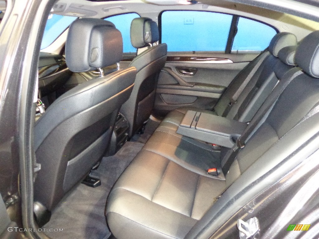 2011 5 Series 535i xDrive Sedan - Dark Graphite Metallic / Black photo #32