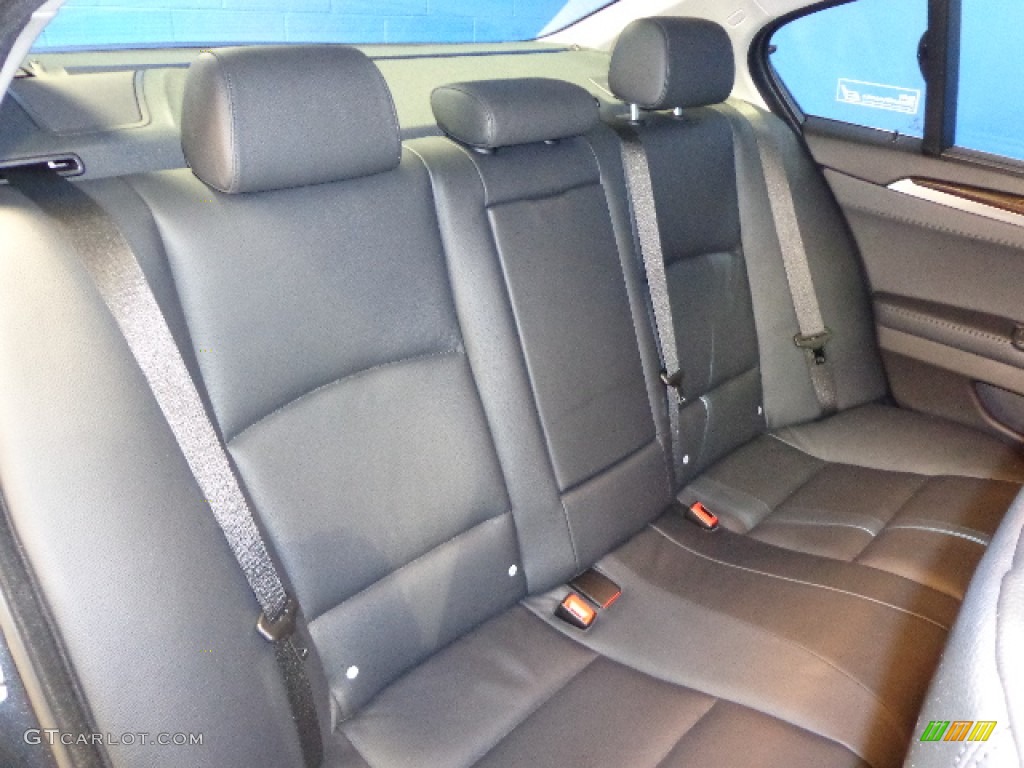 2011 5 Series 535i xDrive Sedan - Dark Graphite Metallic / Black photo #36