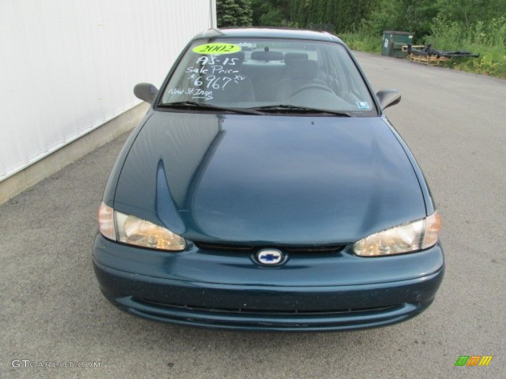 2002 Prizm  - Dark Blue-Green Metallic / Dark Charcoal photo #4