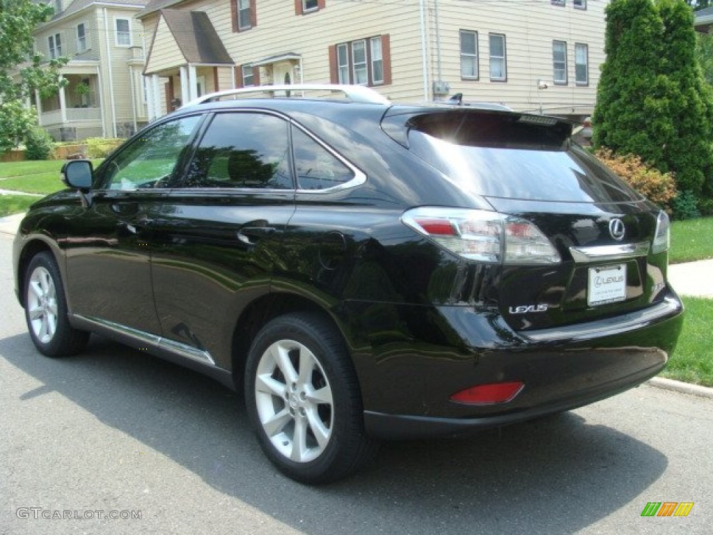 2010 RX 350 AWD - Obsidian Black / Black/Brown Walnut photo #6