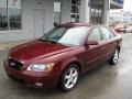 2007 Dark Cherry Red Hyundai Sonata SE V6  photo #2