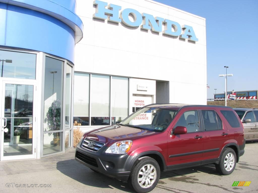 2005 CR-V EX 4WD - Redondo Red Pearl / Ivory photo #1