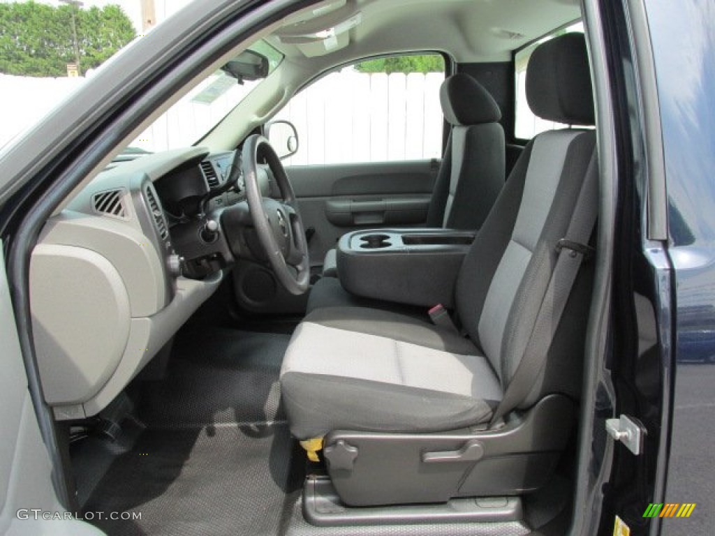 2008 Silverado 1500 LS Regular Cab - Dark Blue Metallic / Dark Titanium photo #12