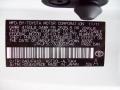 040: Super White 2012 Scion tC Standard tC Model Color Code