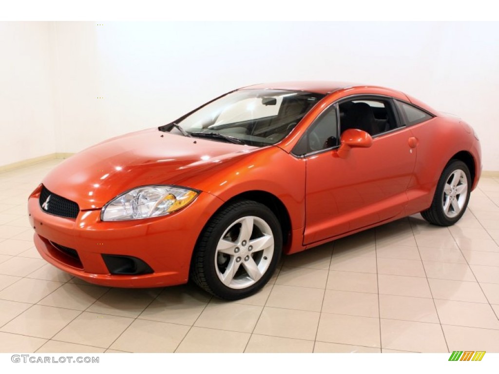 2009 Eclipse GS Coupe - Sunset Pearlescent Pearl / Dark Charcoal photo #3